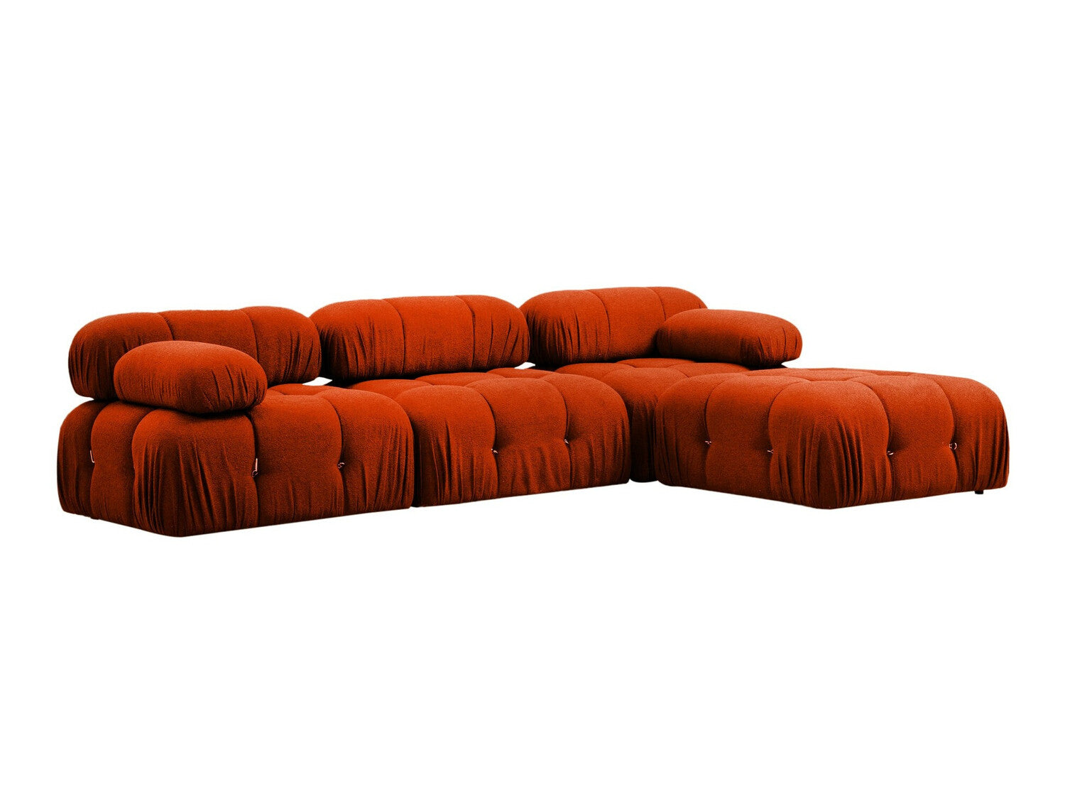 Canapea de colț Bubble Corner ( L1-O1-1R -Puf) - Tile Red 3249056