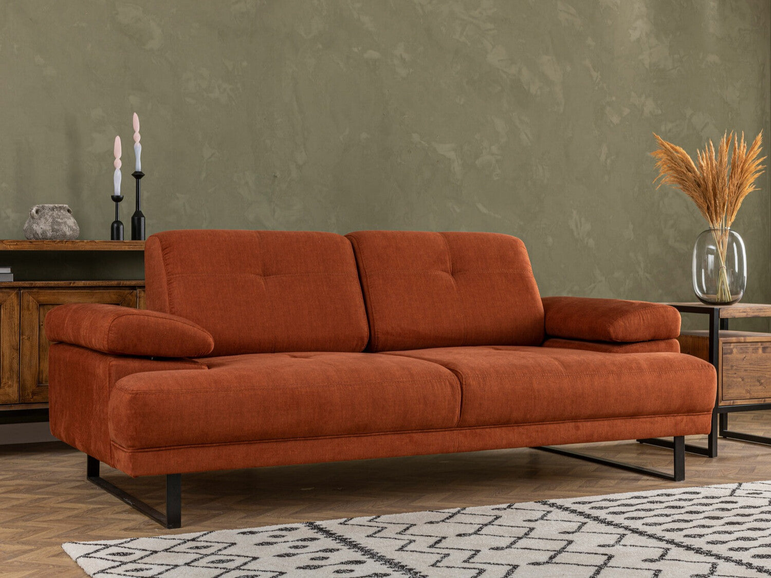 Canapea extensibilă Mustang - Orange 3249126