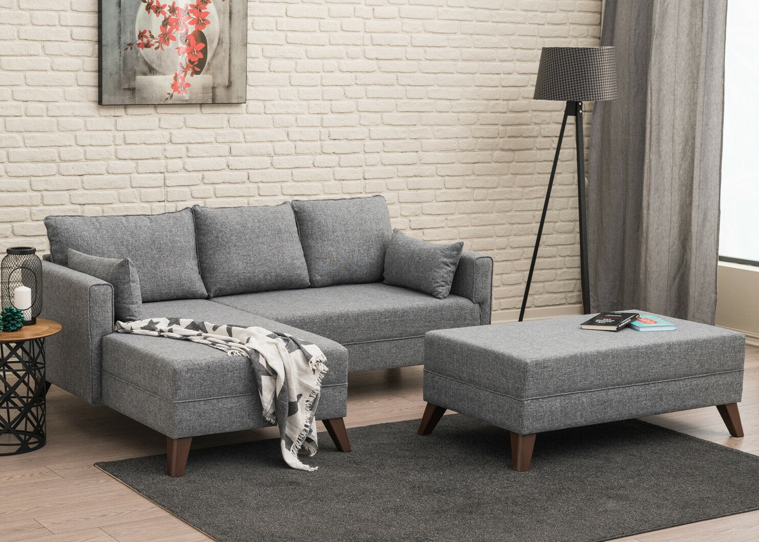 Canapea extensibilă de colț Bella Corner Sofa Left 2 3263318