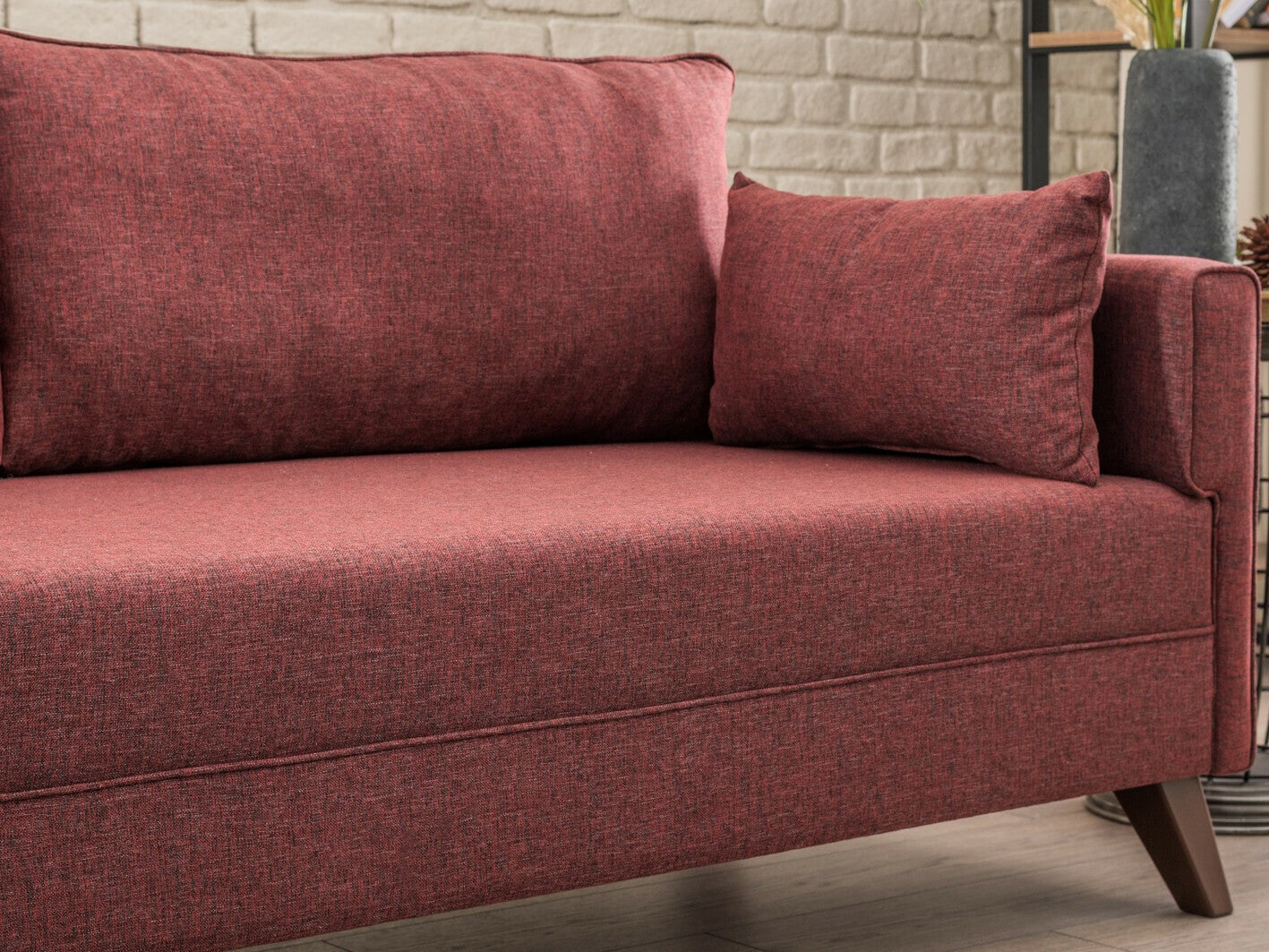 Canapea de colț Bella Corner Sofa Left 1 - Claret Red 3266556