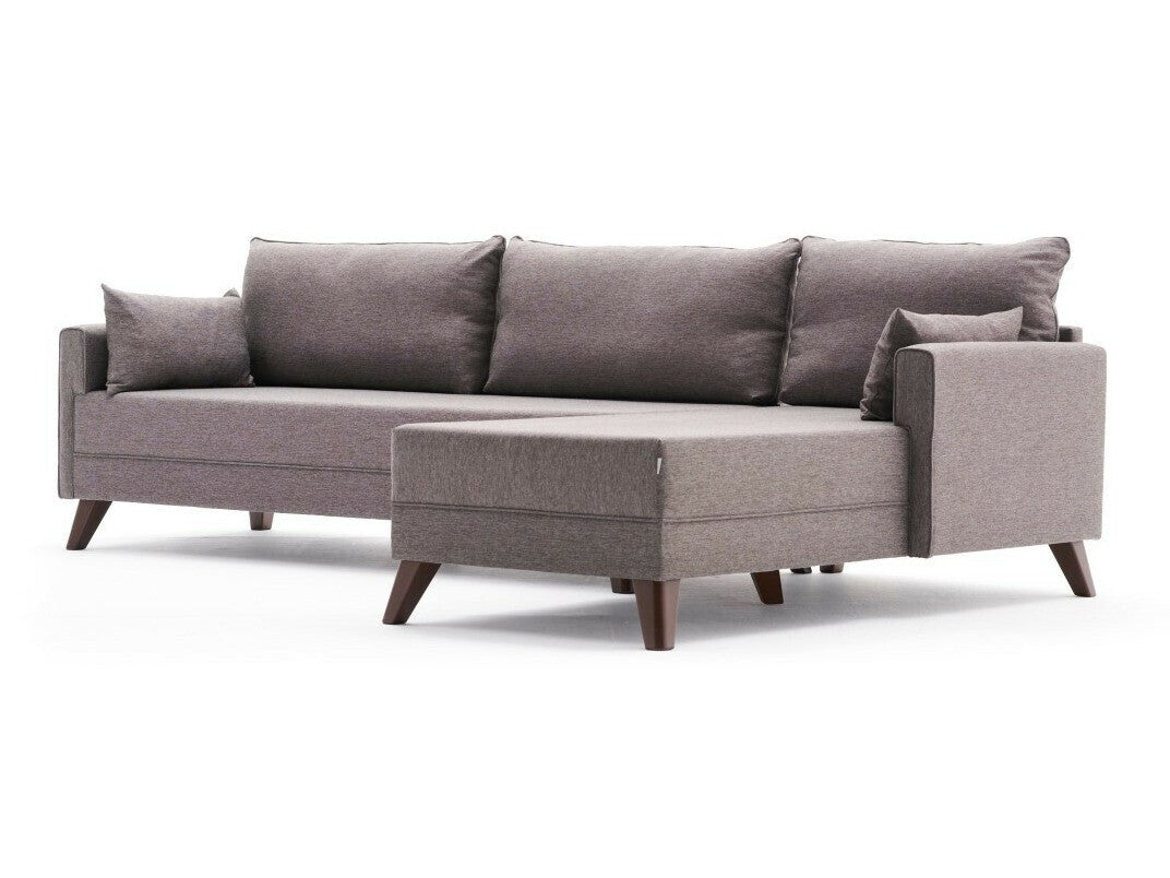 Canapea de colț Bella Corner Sofa Right - Brown 3266782