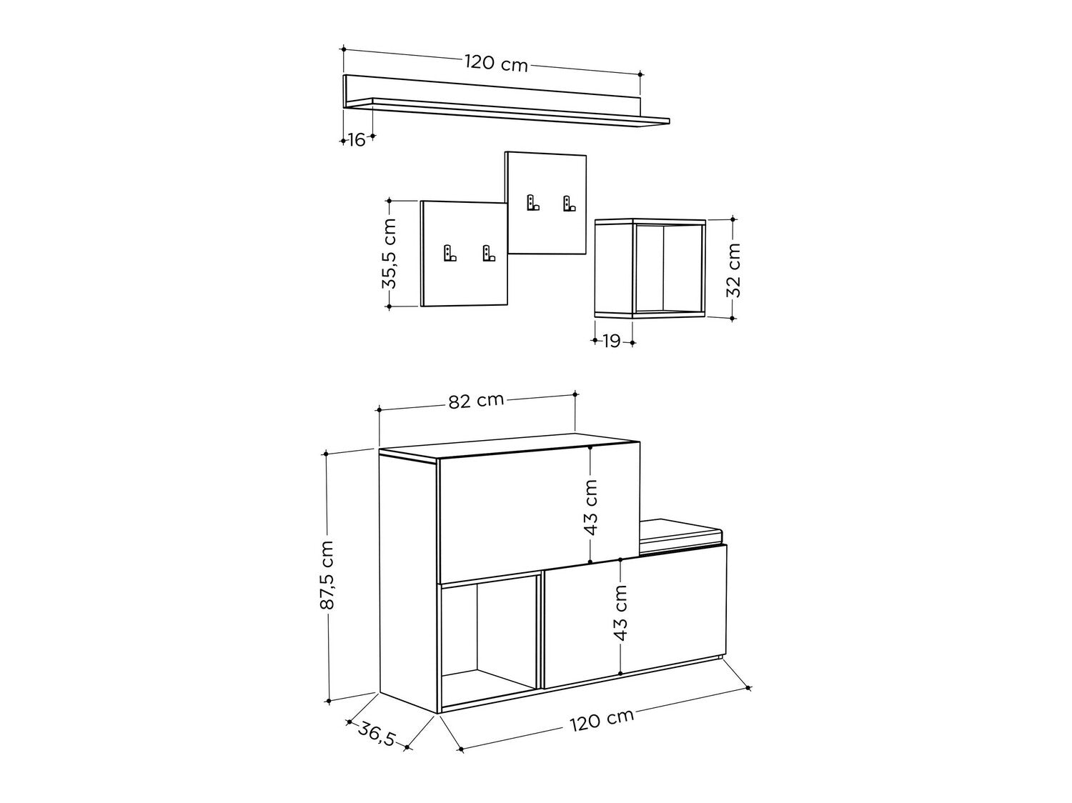 Cuier Holdon - White 3270105