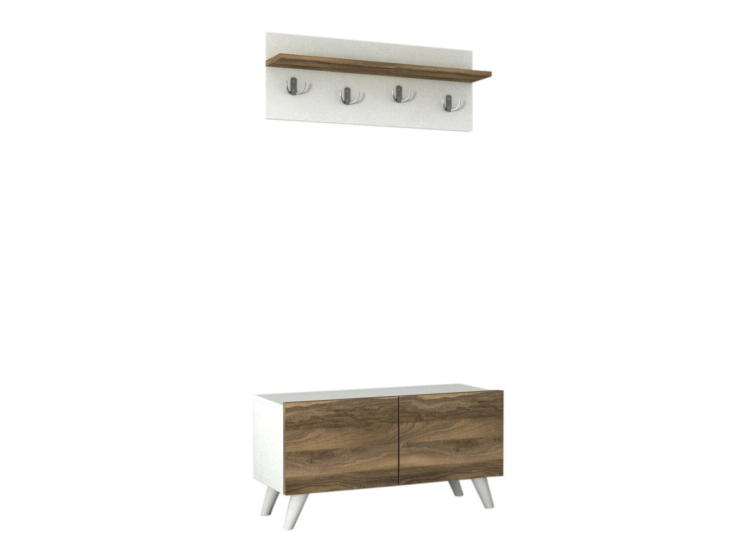 Cuier Lores - White, Walnut 3270700