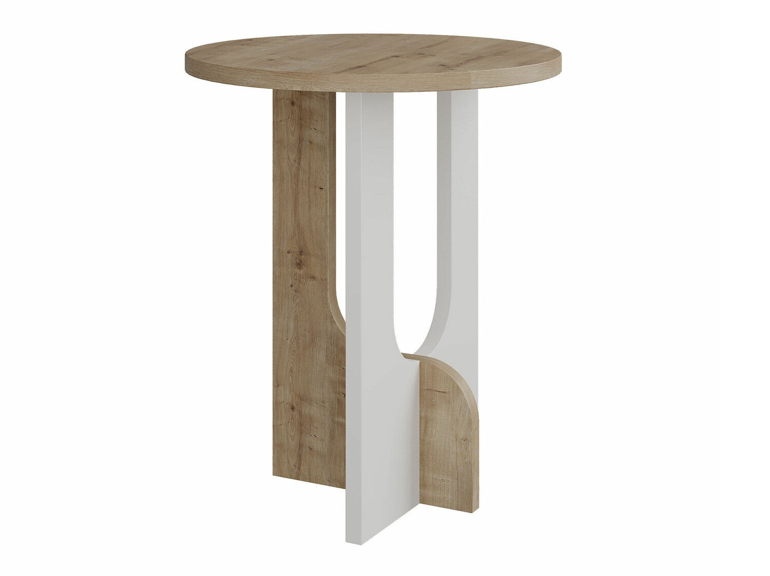 Măsuță laterală Luna - Oak, White 3271225