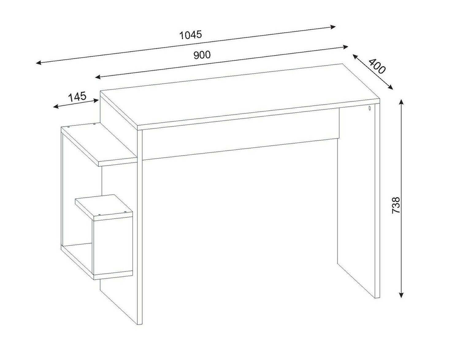 Birou Alaska - White 3299628