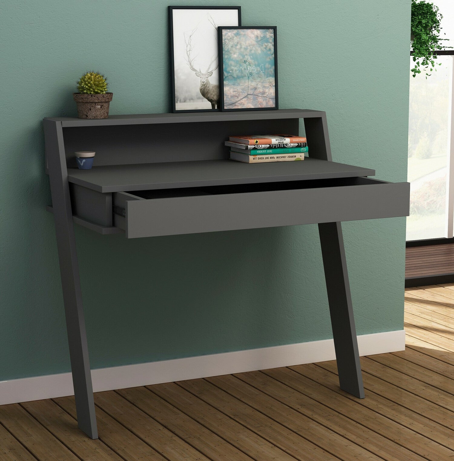 Birou Cowork Working Table - Anthracite 3301446