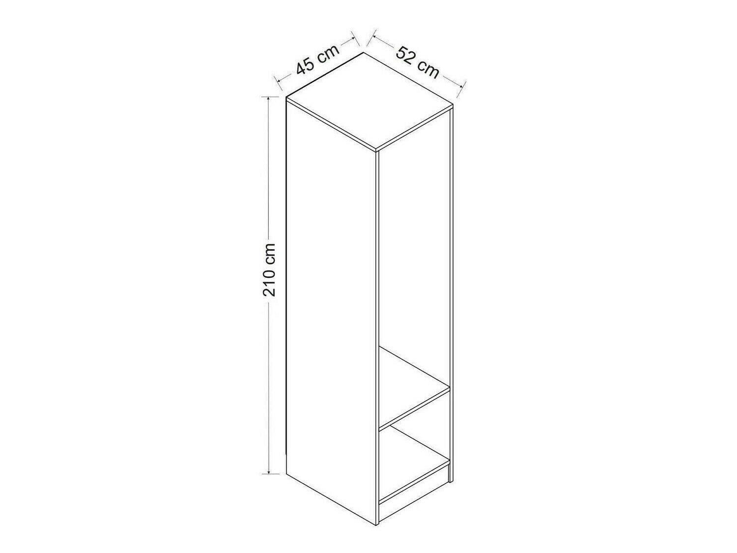 Dulap Kale 210 - Anthracite 3301621