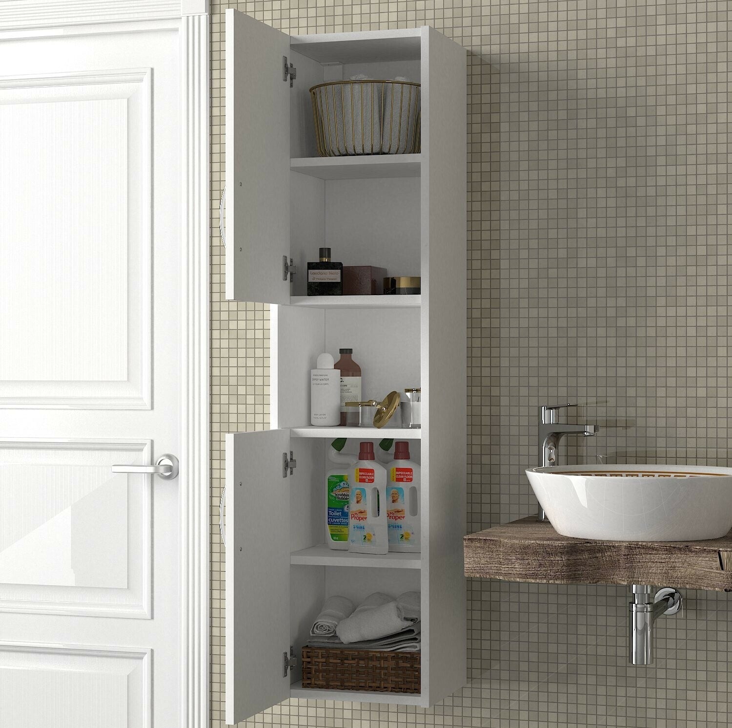 Cabinet de baie Asma - White 3303646