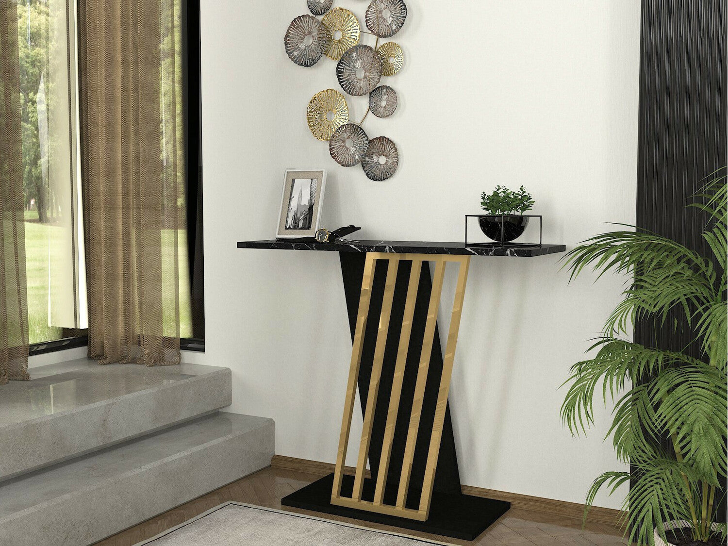 Cabinet Gravity - Black, Gold 3303954