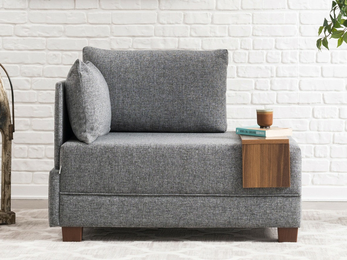 Fotoliu Fly Armchair Left - Grey 3326249