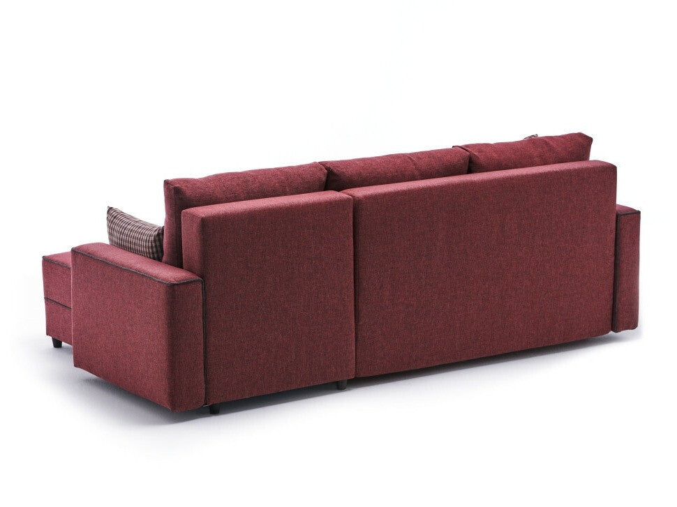 Canapea extensibilă de colț Ece Right - Claret Red 3331350