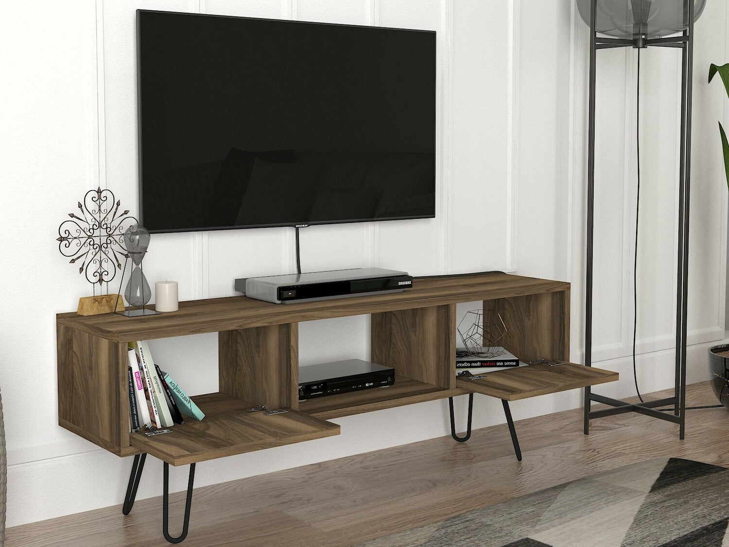 Comodă TV Moda - Walnut 3404138