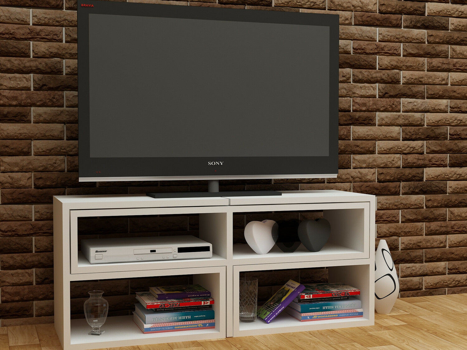 Comodă TV Care - White 3404593