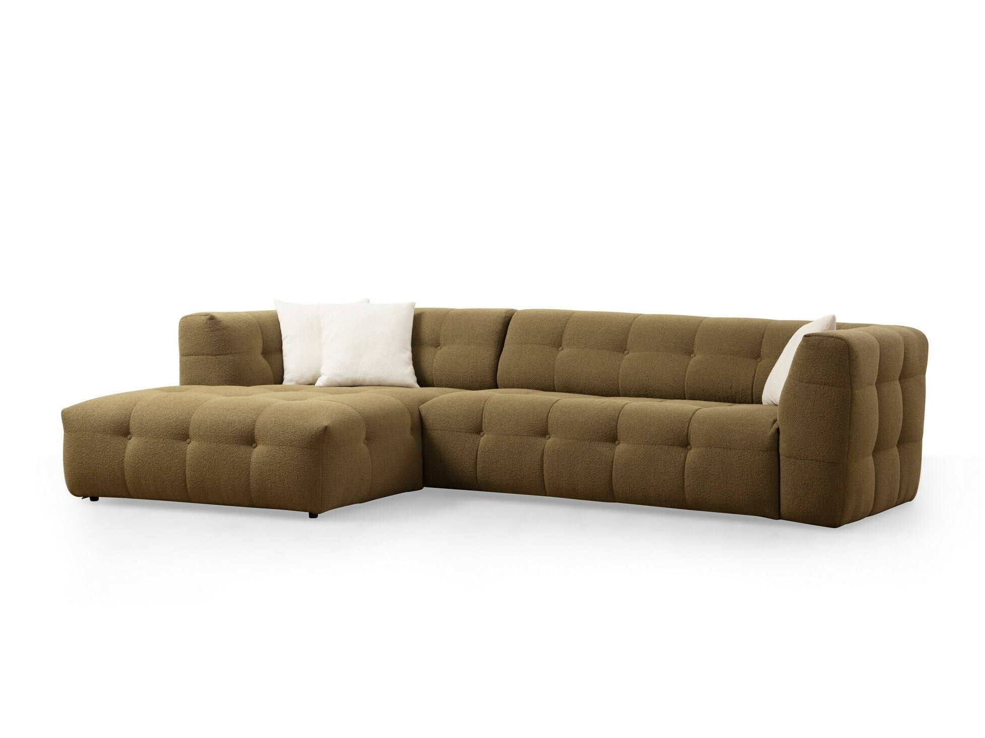 Canapea de colț Cady 3 Seater Left - Khaki 3423926