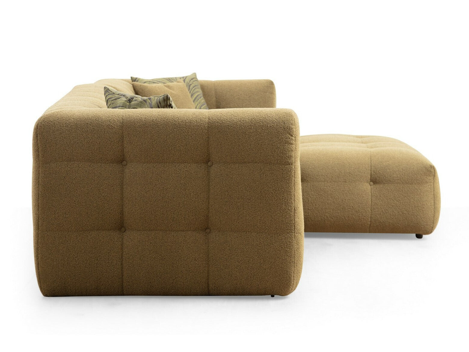 Canapea de colț Cady 3 Seater Right - Khaki 3423935