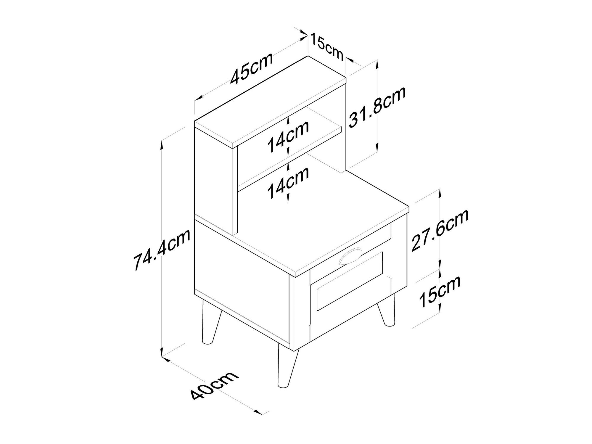 Noptieră BD105 - 2785 3436170