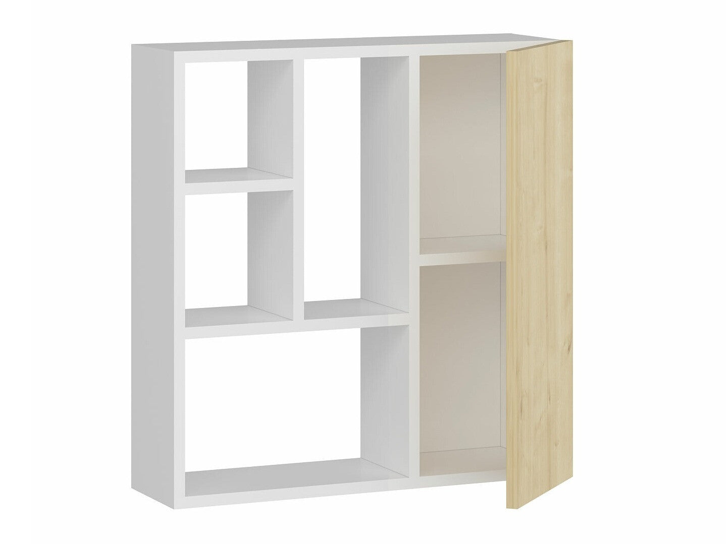 Cabinet de baie suspendat Secret - White, Sapphire Oak Stejar