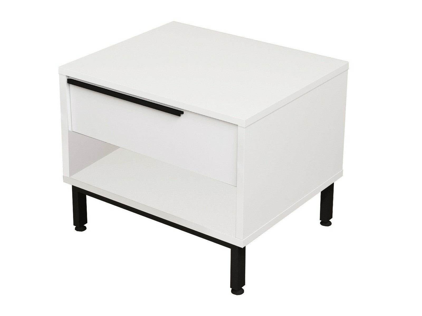 Noptieră Nightstand ON14 956LCS3492 (Locelso ON), Culoare: Alb