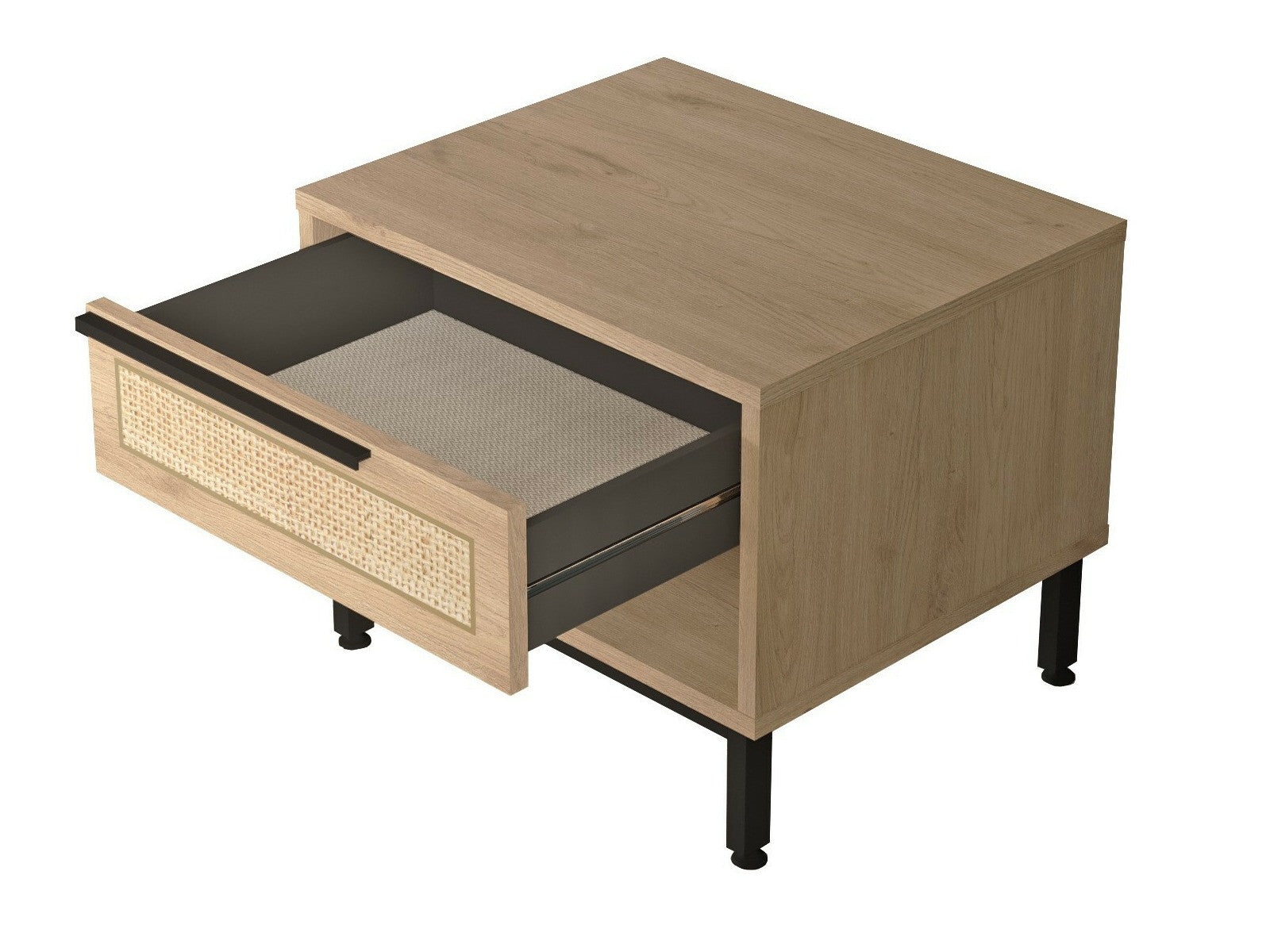 Noptieră Nightstand ON14 956LCS3491 (Locelso ON), Culoare: Stejar