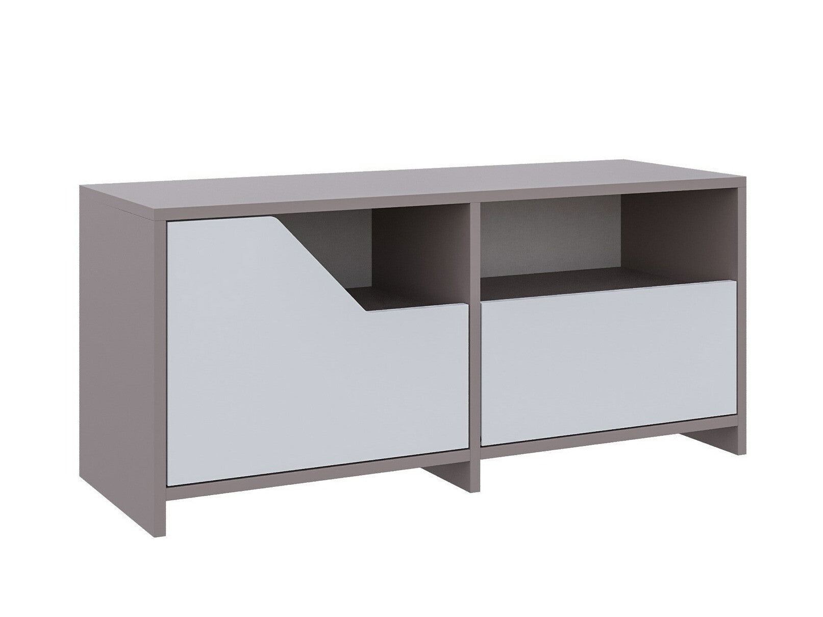 Comodă pentru pantofi Nexus Shoe Cabinet - Light Mocha, White Alb + Taupe