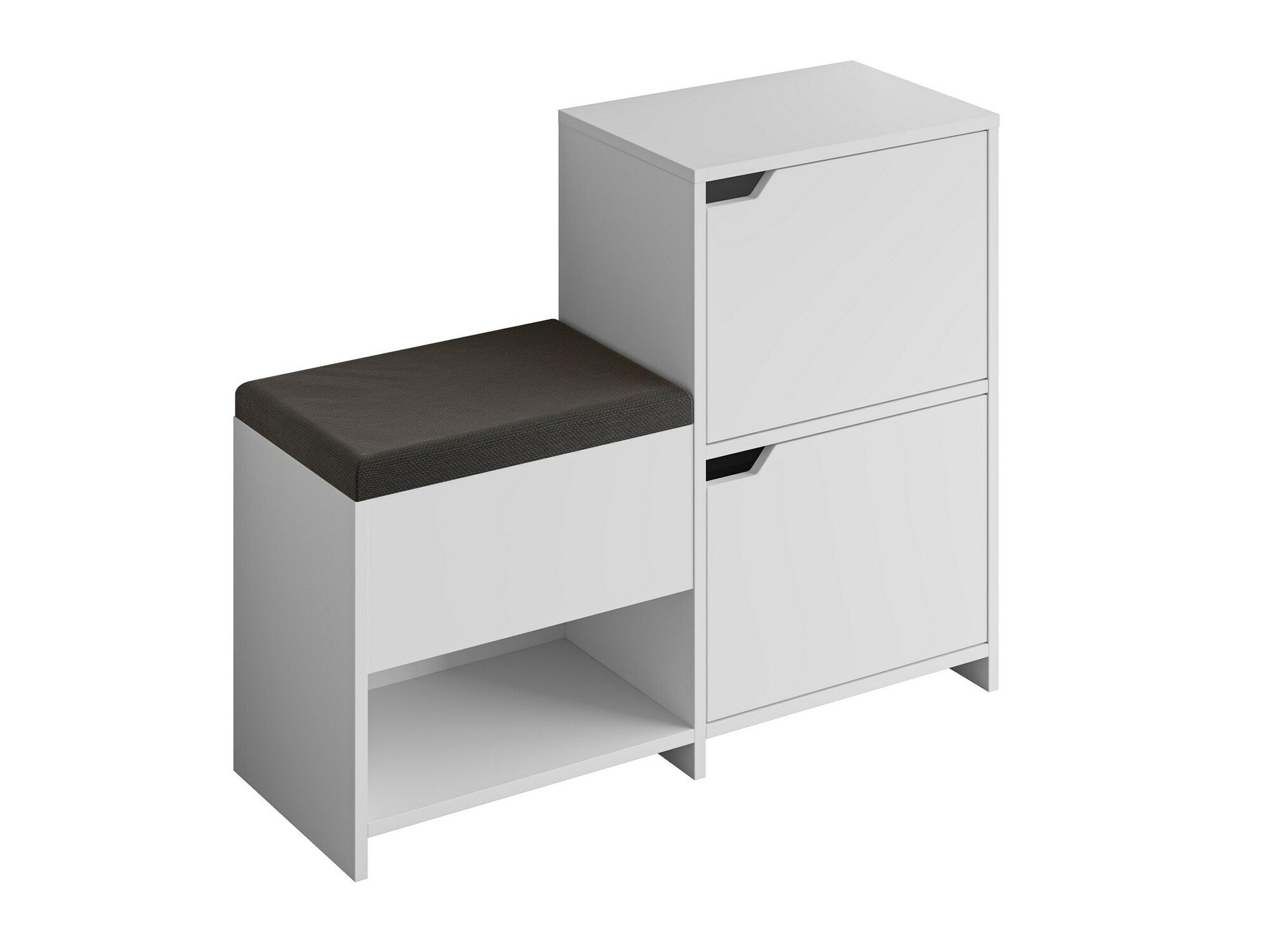 Comodă pentru pantofi Haven Shoe Bench - White Alb