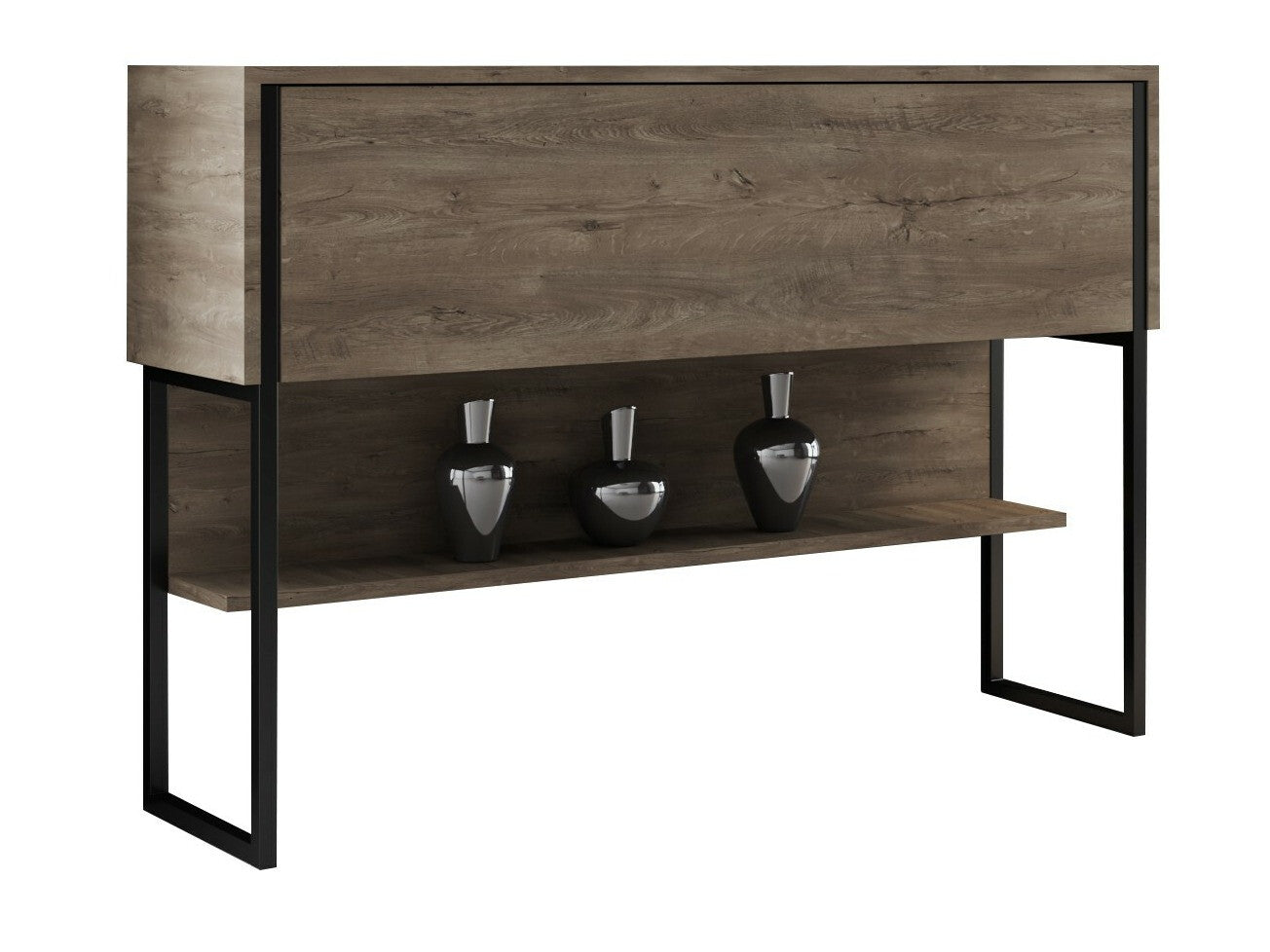 Consolă Dresser Luxe (Bexley) 618BLY1409, Culoare: Nuc, Culoarea picioarelor: Negru