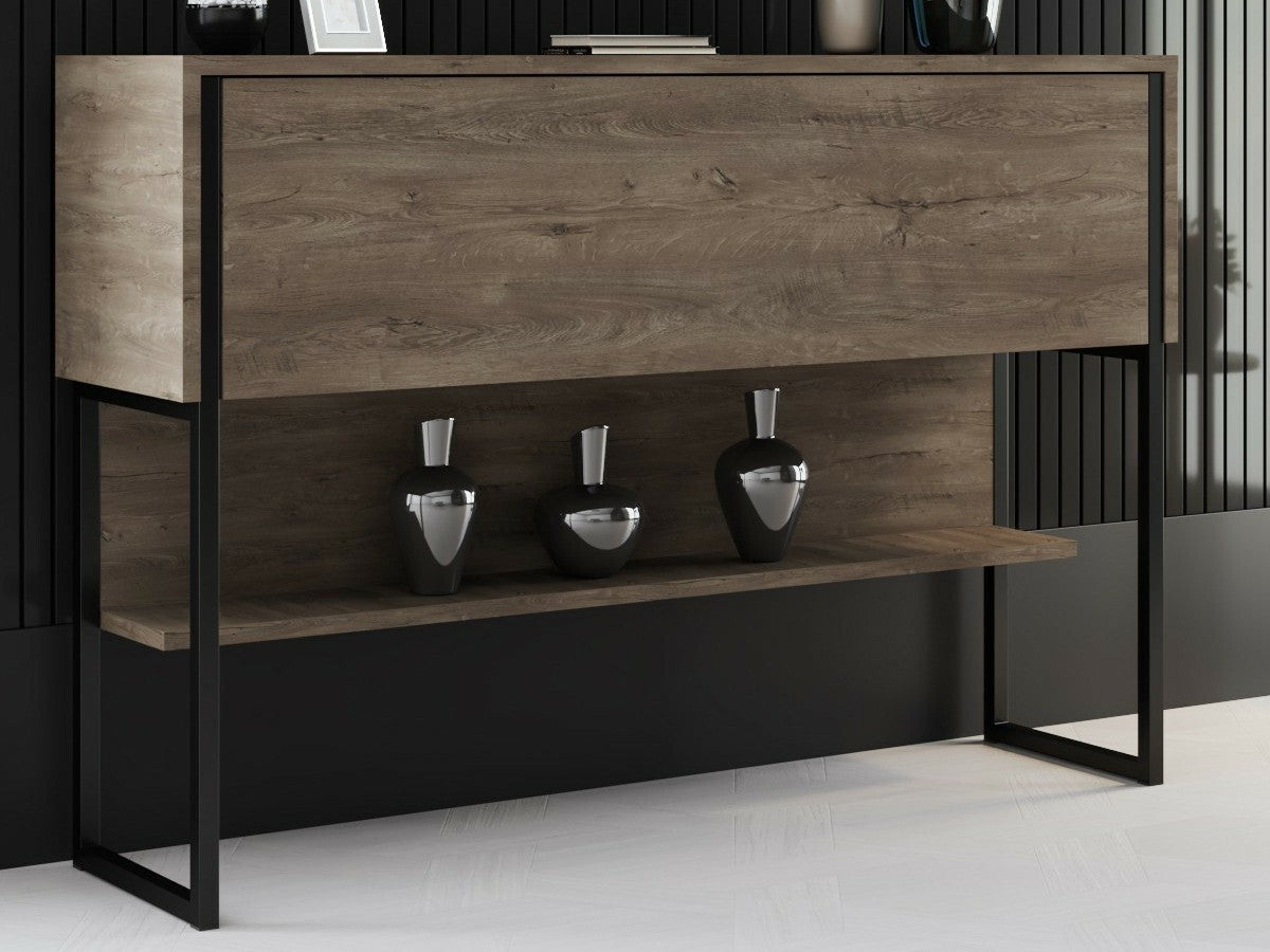 Consolă Dresser Luxe (Bexley) 618BLY1409, Culoare: Nuc, Culoarea picioarelor: Negru