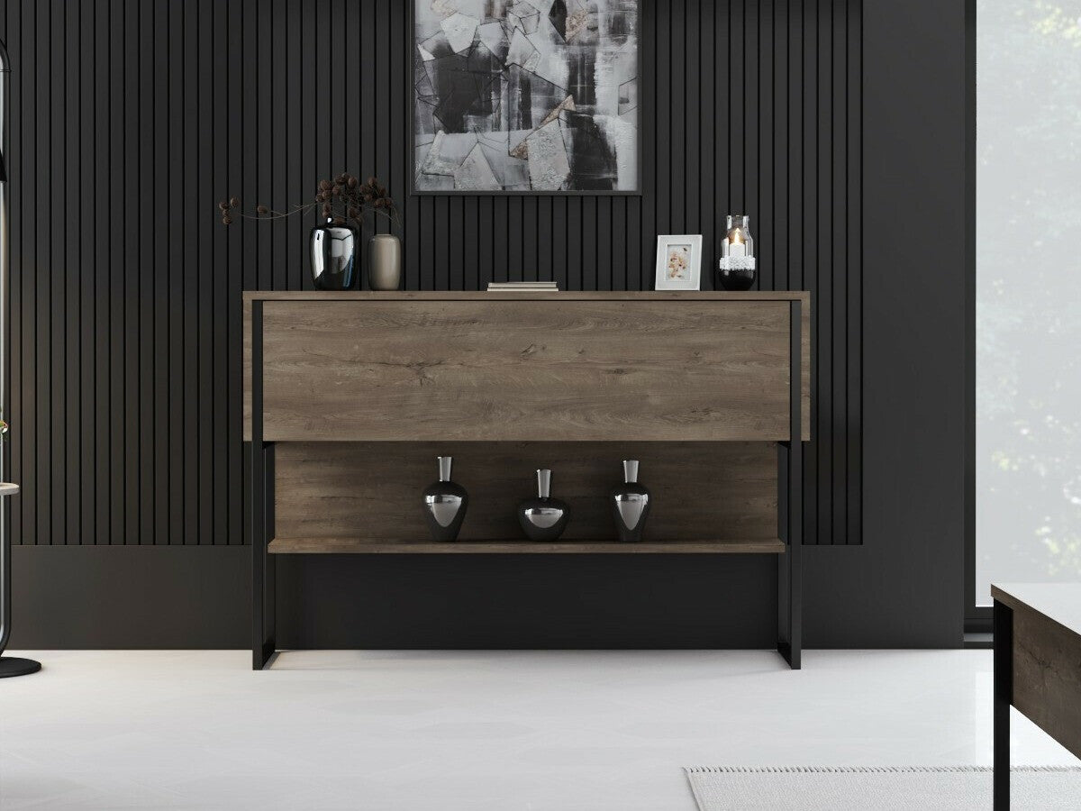 Consolă Dresser Luxe (Bexley) 618BLY1409, Culoare: Nuc, Culoarea picioarelor: Negru