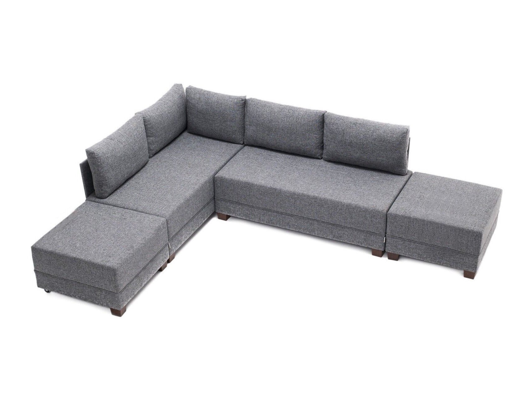 Colțar Fly Corner Sofa Bed Left - Grey Gri 3683693