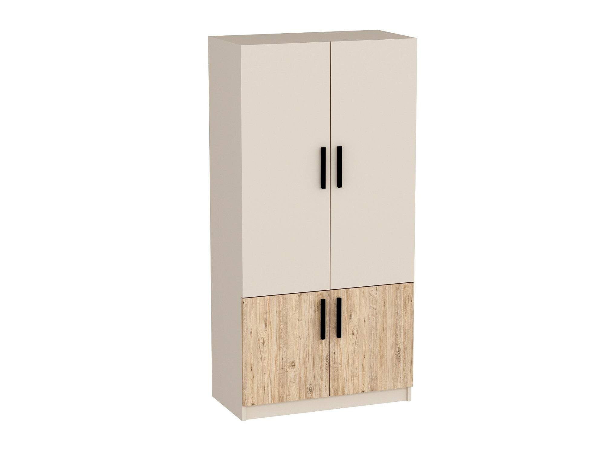 Dulap Newra - Atlantic Pine, Beige Beige + Pin